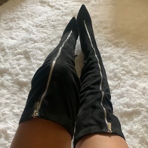 New thigh high boots